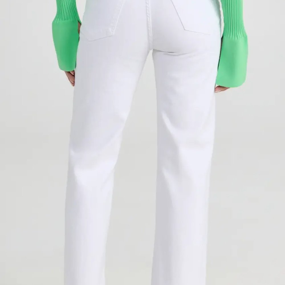 FRAME Le Jane Crop in Blanc / White Size 28